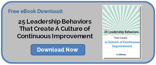 25 Leadership Behaviors That Create A Culture of Continuous Improvement