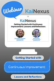 Watch webinar: getting started with continuous improvement Watch webinar: getting started with continuous improvement