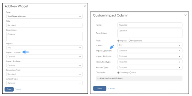 3.3.2 new widgets and custom impact