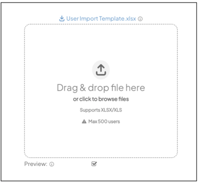 3.3.2 user import