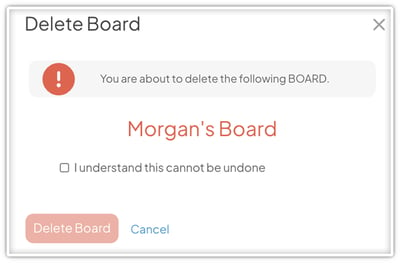 Delete Board