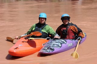 Floating down the river