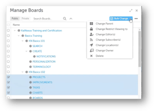 manage board