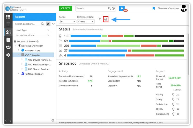 Print and Save PDF Reports